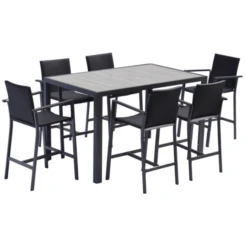 Barstoel Veere Aluminium/textileen - Zwart -TuinVibes Verkoop Ontwerp zonder titel 2023 03 08T082741.092 d9fc