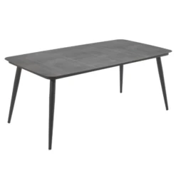 Tuintafel Basile 100x200cm HPL - Antraciet