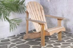 Relaxstoel Voor Buiten Solène - Naturel/dennenhout -TuinVibes Verkoop TR1025 Comfortline Single Relax 1 b8d0