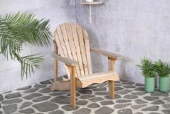 Relaxstoel Voor Buiten Solène - Naturel/dennenhout -TuinVibes Verkoop TR1025 Comfortline Single Relax 2 2fe7