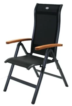 Tuinstoel Turin - Zwart/teak 6 Tuinstoel Turin - Zwart/teak -TuinVibes Verkoop Torino foldingchair with Teakarmrest Art.nr . CAT3960 1 a497
