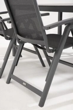 Tuinstoel Veronica Aluminium Verstelbaar - Antraciet -TuinVibes Verkoop Verona reclining dining chair 01 ce94