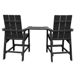 Tafelblad Voor Barstoelen Mondo HIPS - Zwart -TuinVibes Verkoop WS04 B Montreal Bar Chair black 5 4baf