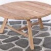 Bijzettafeltje Wyatt Ø80 Voor Buiten - Teak